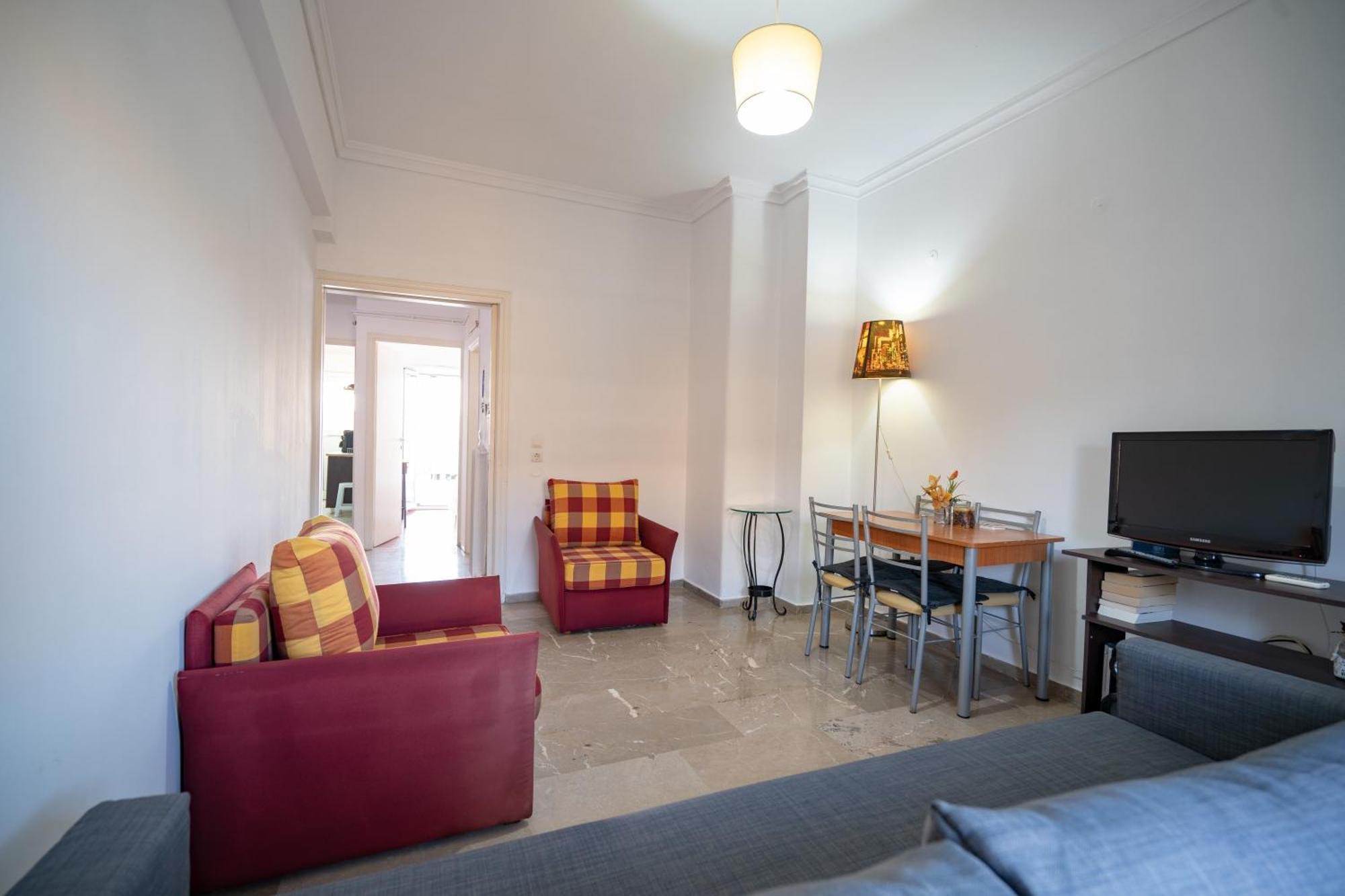 Dimotiko Theatro Metro St. 1 Bedroom 4 Pers. Flat Piraeus Luaran gambar
